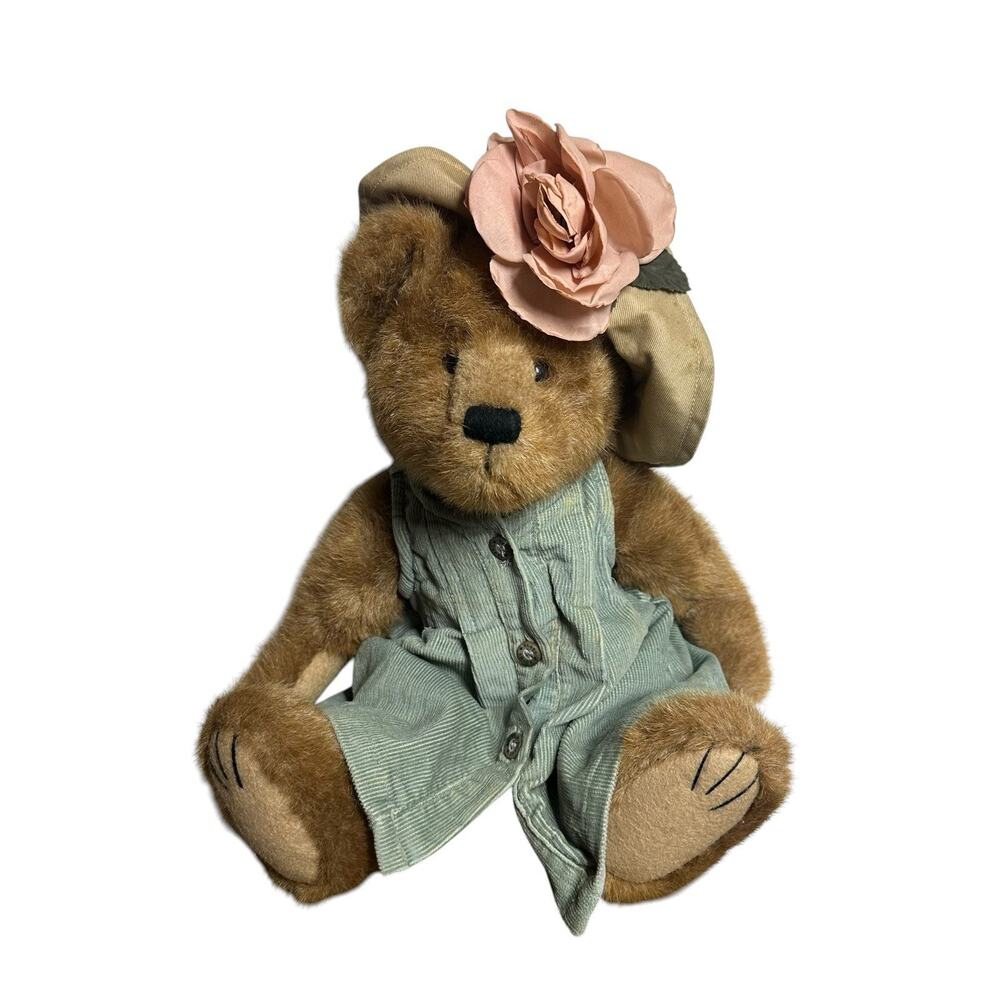 Boyds Bears Archive Collection Retired Marie B Bearlove 14" Sun Hat Flower Plush